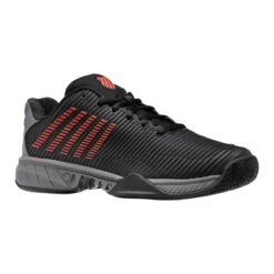 K-Swiss Hypercourt Express 2 Men's Tennis Shoe (Black/Grey/Orange) -Sports Gear Shop 06613 042.01