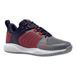 K-Swiss Ultrashot Team Men's Tennis Shoe (Grey/Black/Orange) 13 K-Swiss Ultrashot Team Men's Tennis Shoe (Grey/Black/Orange) -Sports Gear Shop 07395 052.01