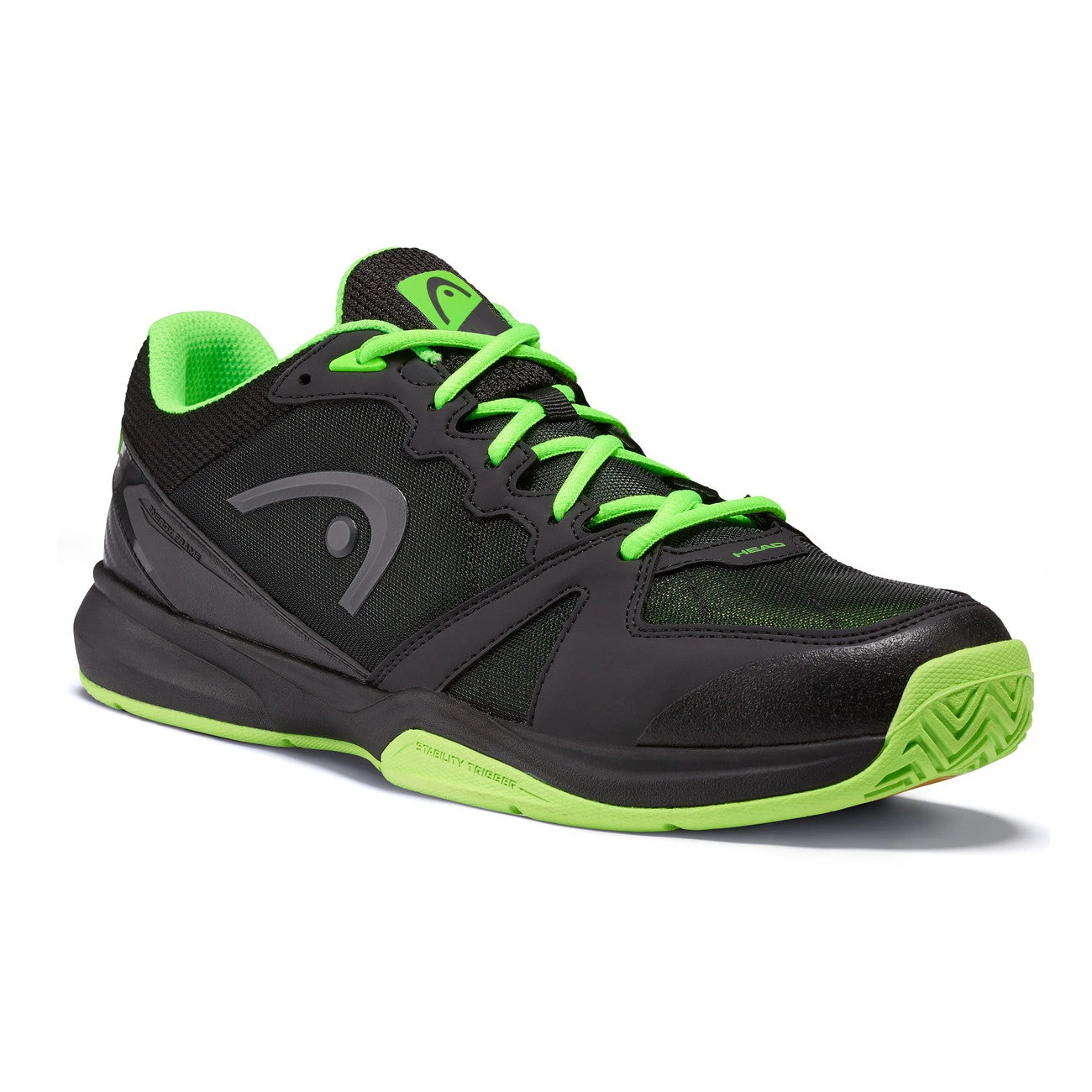 Head Revolt Pro Men's Indoor Court Shoe (Black/Green) 3 Head Revolt Pro Men's Indoor Court Shoe (Black/Green)