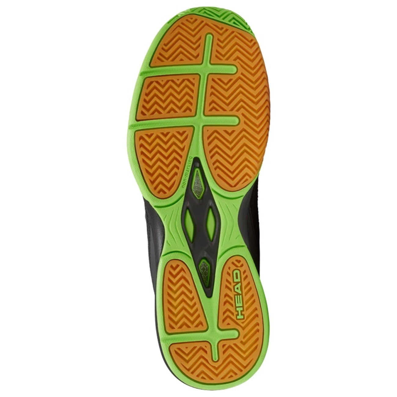 Head Revolt Pro Men's Indoor Court Shoe (Black/Green) 4 Head Revolt Pro Men's Indoor Court Shoe (Black/Green) - Image 2