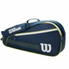 Wilson Junior 3 Pack Bag (Navy/White/Green) -Sports Gear Shop 2WR8012801001
