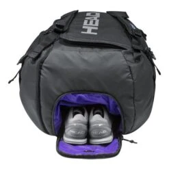 Head Gravity Duffle 12 Pack Racquet Bag (Black/Purple) -Sports Gear Shop 600 b503fdc5 85ac 421d 8399 a2c69b6eb06f