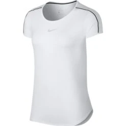 Nike Women's Dry Tennis Top (White)