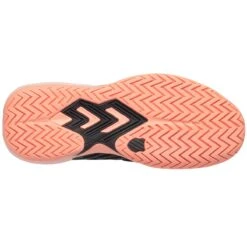 K-Swiss Ultrashot 3 Women's Tennis Shoe (Asphalt/Peach/White) -Sports Gear Shop 96988 007.05