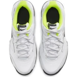 Nike Court Lite 2 Junior Tennis Shoe (White/Black/Green) -Sports Gear Shop CD0440 104 PHCTH001 1000