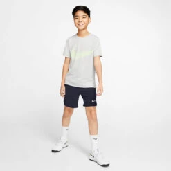 Nike Boy's Court Flex Ace Shorts (Obsidian/White) -Sports Gear Shop CI9409 452 PHSYM003 3144