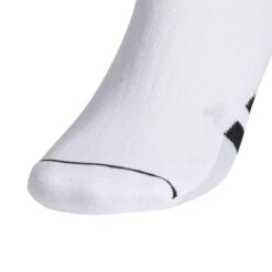 Adidas Men's Cushioned Low-Cut Socks (White) 8 Adidas Men's Cushioned Low-Cut Socks (White) -Sports Gear Shop CL5685 4 HARDWARE Photography DetailView3 white