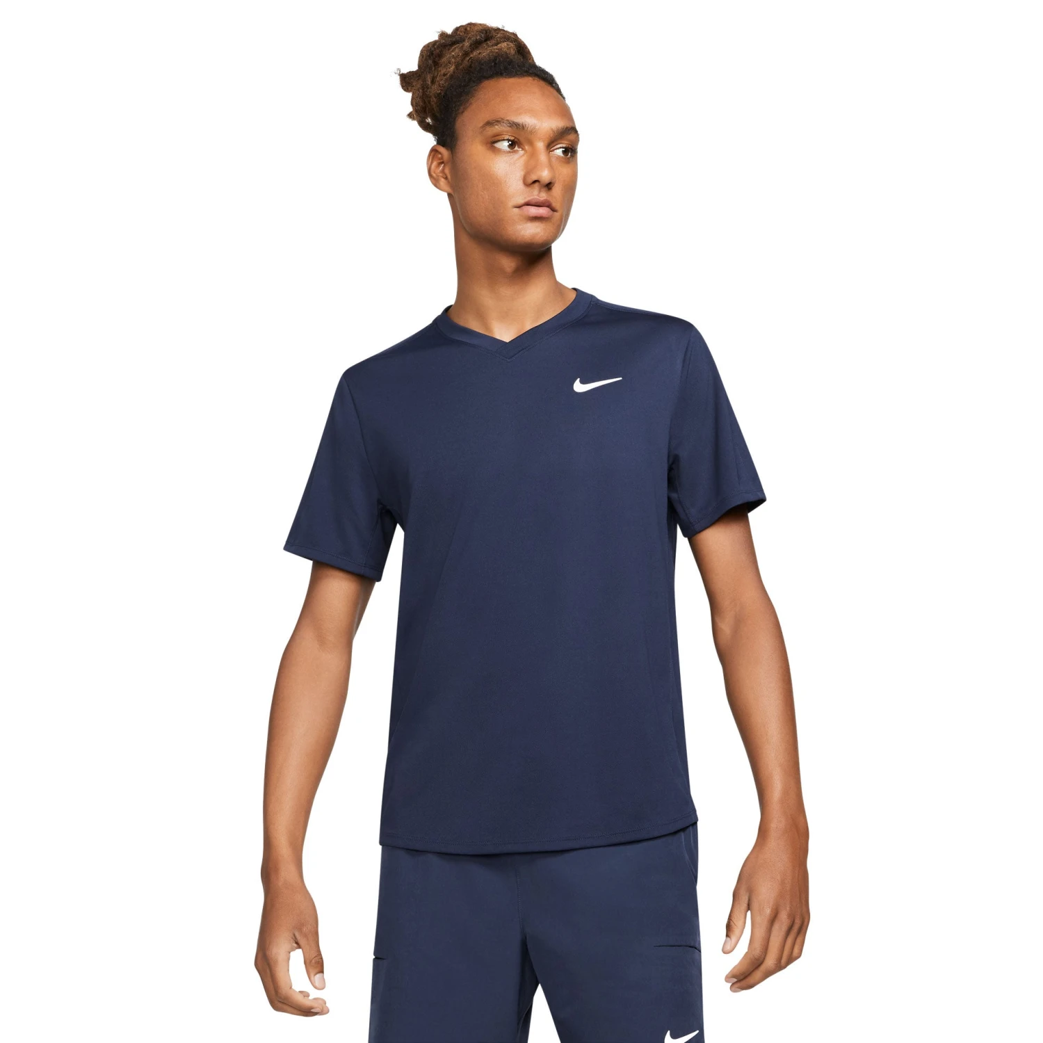Nike Men's Dri-FIT Victory Top (Obsidian/White) 3 Nike Men's Dri-FIT Victory Top (Obsidian/White)
