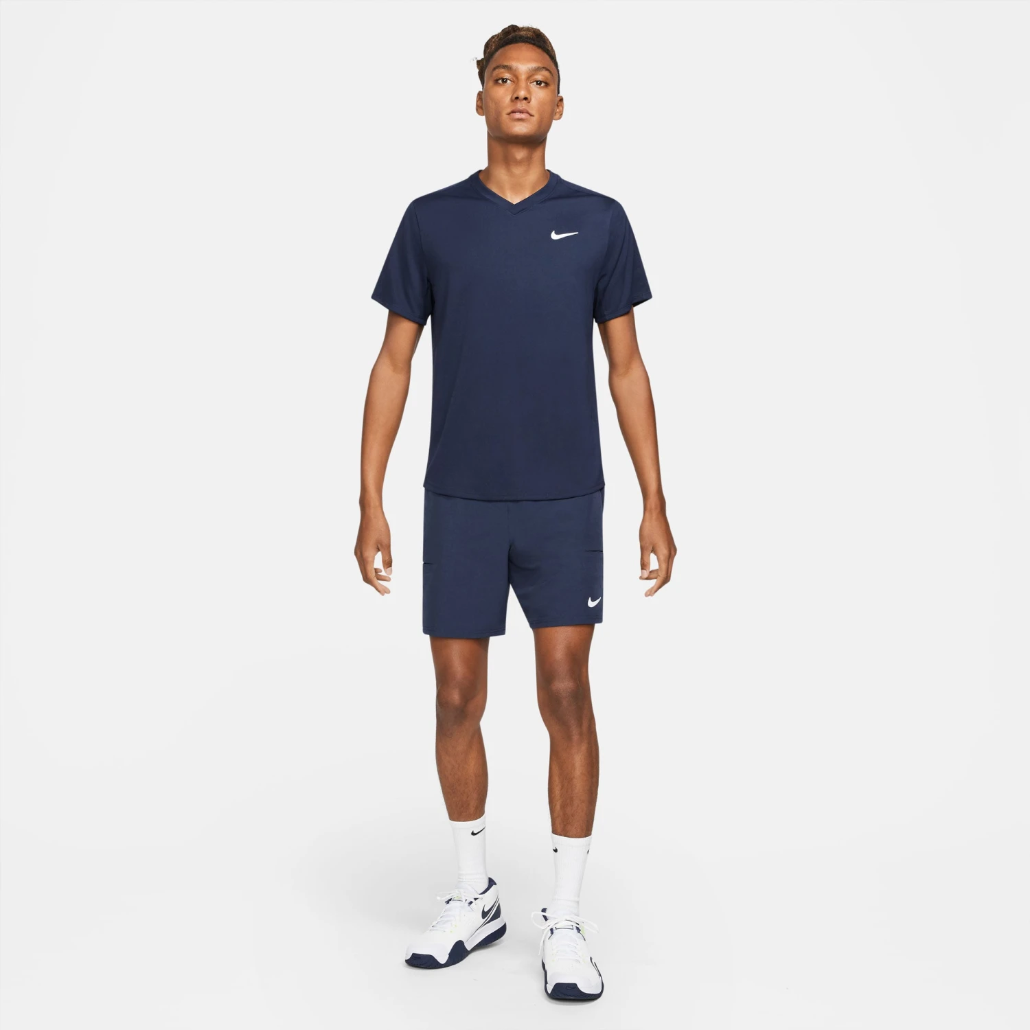 Nike Men's Dri-FIT Victory Top (Obsidian/White) 6 Nike Men's Dri-FIT Victory Top (Obsidian/White) - Image 4