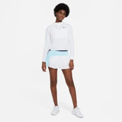 Nike Women's Victory Dri-FIT Long Sleeve Top (White/Black) -Sports Gear Shop CV4697 100 PHSYM002 3144