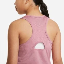 Nike Girls' Dri-FIT Victory Tank (Elemental Pink/White) -Sports Gear Shop CV7573 698 PHSYM002 3144