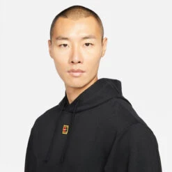Nike Men's Fleece Heritage Tennis Hoodie (Black) 9 Nike Men's Fleece Heritage Tennis Hoodie (Black) -Sports Gear Shop DA5711 010 PHSYM001 3144
