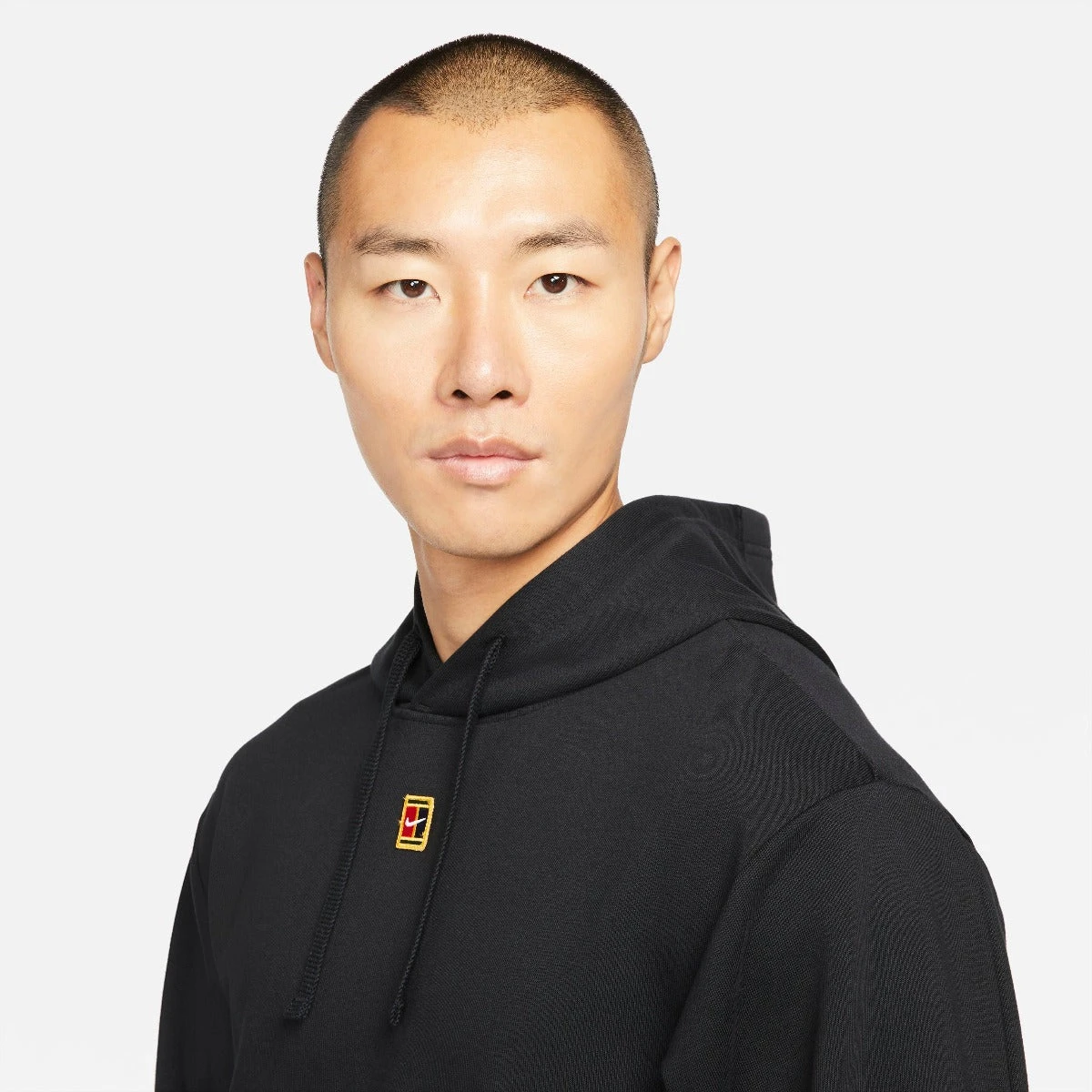Nike Men's Fleece Heritage Tennis Hoodie (Black) 5 Nike Men's Fleece Heritage Tennis Hoodie (Black) - Image 3