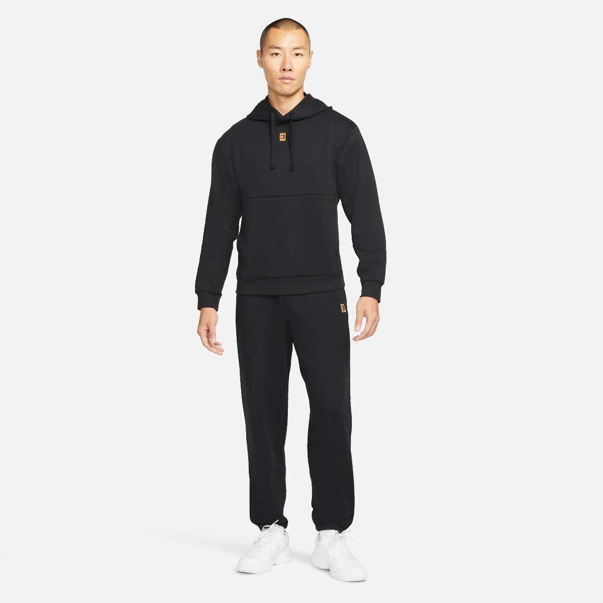 Nike Men's Fleece Heritage Tennis Hoodie (Black) 7 Nike Men's Fleece Heritage Tennis Hoodie (Black) - Image 5