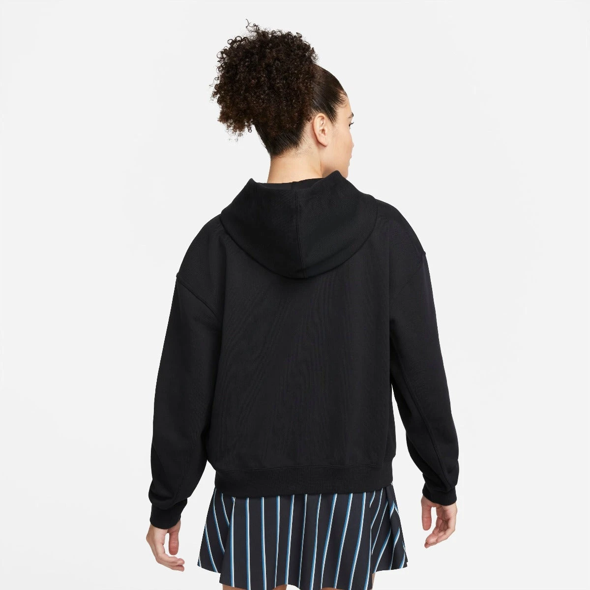 Nike Women's Fleece Heritage Tennis Hoodie (Black) 4 Nike Women's Fleece Heritage Tennis Hoodie (Black) - Image 2
