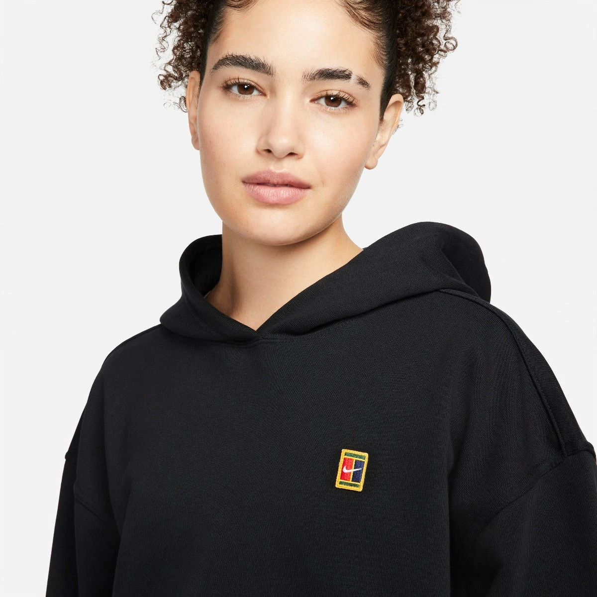 Nike Women's Fleece Heritage Tennis Hoodie (Black) 5 Nike Women's Fleece Heritage Tennis Hoodie (Black) - Image 3