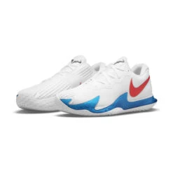 Nike Zoom Vapor Cage 4 Rafa Men's Tennis Shoe (White/Red/Blue) -Sports Gear Shop DD1579 113 PHCFH001 3144