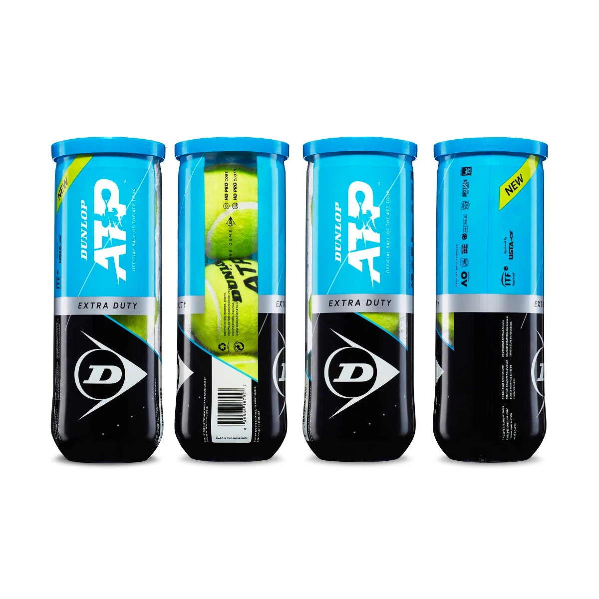Dunlop ATP Extra Duty Tennis Balls 6 Dunlop ATP Extra Duty Tennis Balls - Image 4