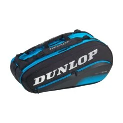 Dunlop FX Performance Thermo 8 Pack Racquet Bag (Black/Blue)