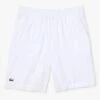 Lacoste Men's Ultra Light Short (White/Navy Blue)