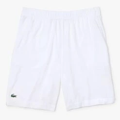 Lacoste Men's Ultra Light Short (White/Navy Blue)