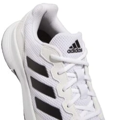 Adidas GameCourt 2 Men's Tennis Shoe (White/Black) -Sports Gear Shop GW2991 8 FOOTWEAR Photography DetailView1 white