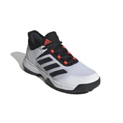 Adidas Ubersonic 4 Junior Tennis Shoe (White/Black/Red) -Sports Gear Shop GW2997 6 FOOTWEAR Photography FrontLateralTopView white