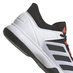 Adidas Ubersonic 4 Junior Tennis Shoe (White/Black/Red) -Sports Gear Shop GW2997 8 FOOTWEAR Photography DetailView1 white
