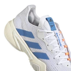 Adidas Barricade Parley Men's Tennis Shoe (White/Blue) -Sports Gear Shop GY1369 8 FOOTWEAR Photography DetailView1 white