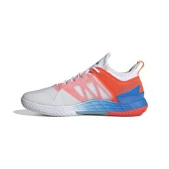 Adidas Adizero Ubersonic 4 Men's Tennis Shoe (White/Blue/Red) 13 Adidas Adizero Ubersonic 4 Men's Tennis Shoe (White/Blue/Red) -Sports Gear Shop GY3317 5 FOOTWEAR Photography SideMedialCenterView white