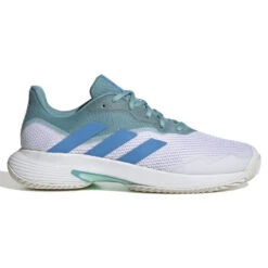 Adidas CourtJam Control Men's Tennis Shoe (Mint/Blue/White)