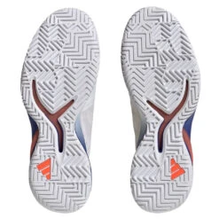 Adidas Adizero Cybersonic Men's Tennis Shoe (White/Black) 14 Adidas Adizero Cybersonic Men's Tennis Shoe (White/Black) -Sports Gear Shop GY9634 4 FOOTWEAR Photography BottomView transparent 1