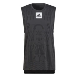 Adidas Men's Paris Heat.Rdy Tennis Sleeveless Top (Black)