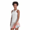 Adidas Women's Tennis Y-Tank Top (White) -Sports Gear Shop HF0842 APP on model standard white