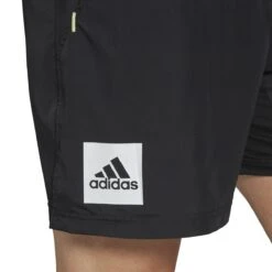 Adidas Men's Paris Heat.Rdy 7-Inch Shorts (Black) -Sports Gear Shop HG4203 7 APPAREL OnModel DetailView1 white