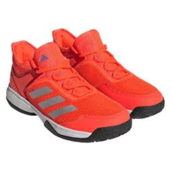 Adidas Ubersonic 4 Junior Tennis Shoe (Red) -Sports Gear Shop HP9698 6 FOOTWEAR Photography FrontLateralTopView transparent