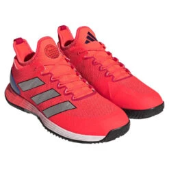 Adidas Adizero Ubersonic 4 Men's Tennis Shoe (Red) -Sports Gear Shop HQ8379 5 FOOTWEAR Photography FrontLateralTopView transparent