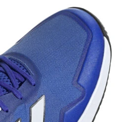 Adidas Defiant Speed Men's Tennis Shoe (Blue/White) -Sports Gear Shop HQ8455 9 FOOTWEAR Photography DetailView2 transparent