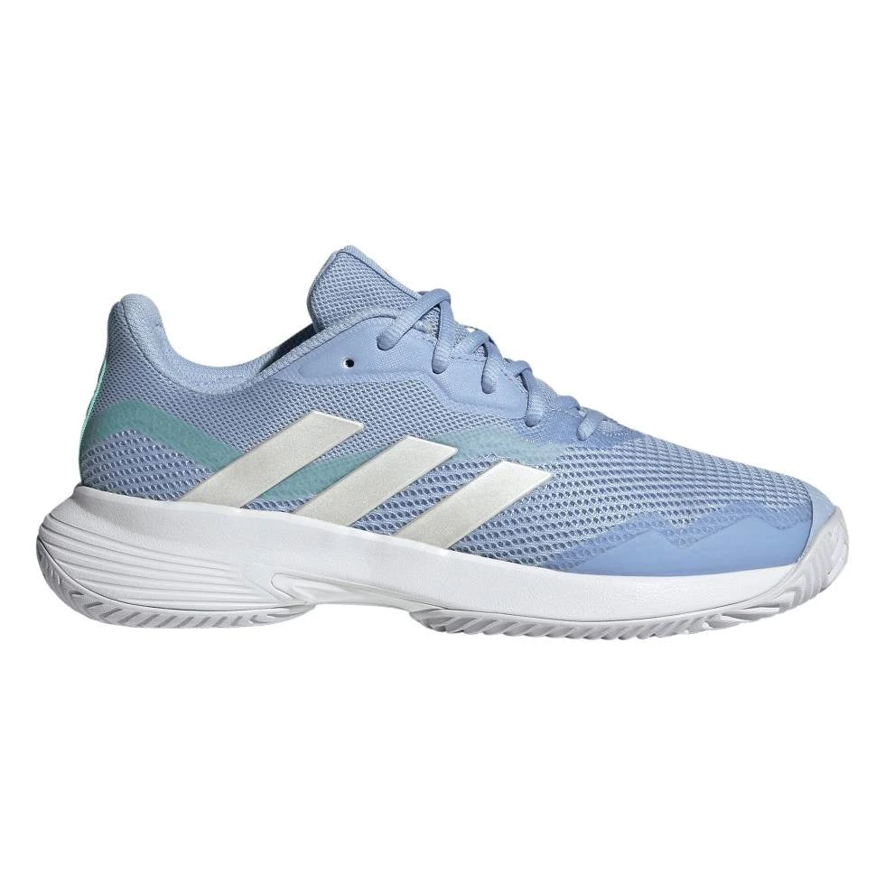 Adidas CourtJam Control Women's Tennis Shoe (Blue/White) 3 Adidas CourtJam Control Women's Tennis Shoe (Blue/White)