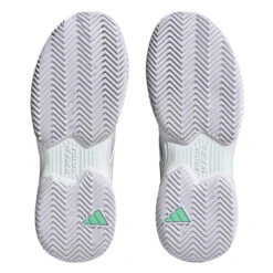 Adidas CourtJam Control Women's Tennis Shoe (Blue/White) 13 Adidas CourtJam Control Women's Tennis Shoe (Blue/White) -Sports Gear Shop HQ8471 4 FOOTWEAR Photography BottomView transparent