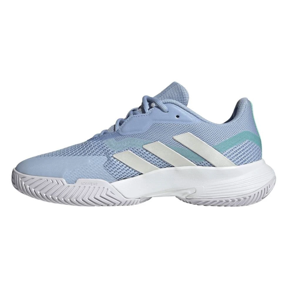 Adidas CourtJam Control Women's Tennis Shoe (Blue/White) 4 Adidas CourtJam Control Women's Tennis Shoe (Blue/White) - Image 2