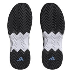 Adidas GameCourt 2 Men's Tennis Shoe (Black/White) -Sports Gear Shop HQ8478 4 FOOTWEAR Photography BottomView transparent