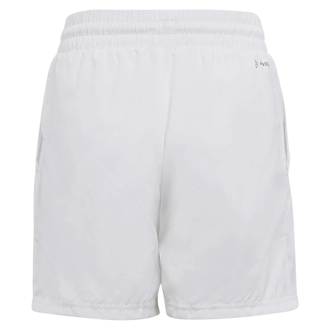 Adidas Boy's 3 Stripe Club Shorts (White) 4 Adidas Boy's 3 Stripe Club Shorts (White) - Image 2