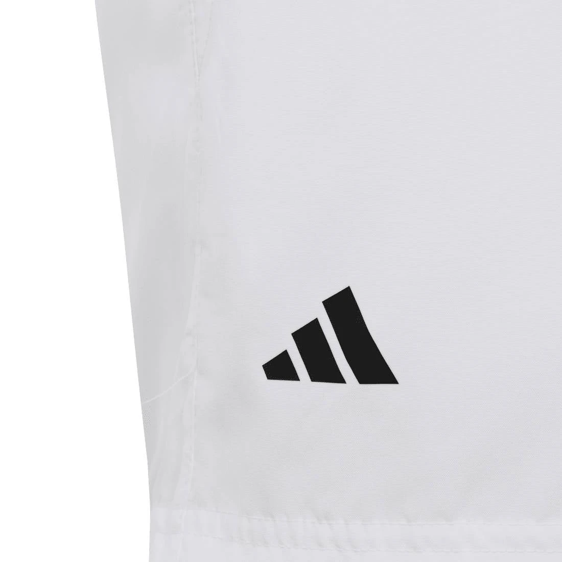 Adidas Boy's 3 Stripe Club Shorts (White) 5 Adidas Boy's 3 Stripe Club Shorts (White) - Image 3