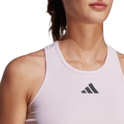 Adidas Women's Club Tank Top (Pink) -Sports Gear Shop HZ4280 9 APPAREL OnModel DetailView1 transparent