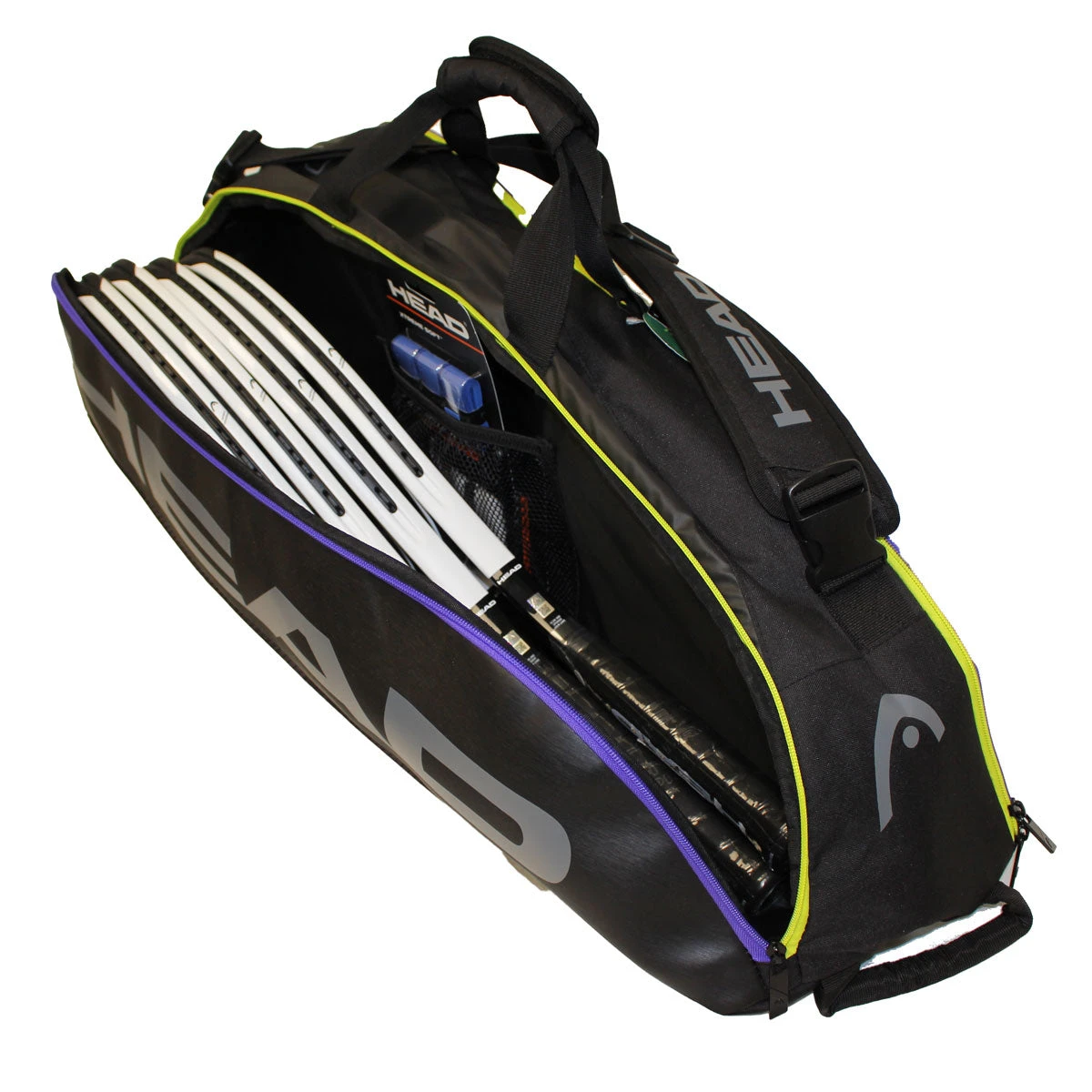 Head Tour Team Combi 6 Pack Racquet Bag (Black/Purple) 7 Head Tour Team Combi 6 Pack Racquet Bag (Black/Purple) - Image 5