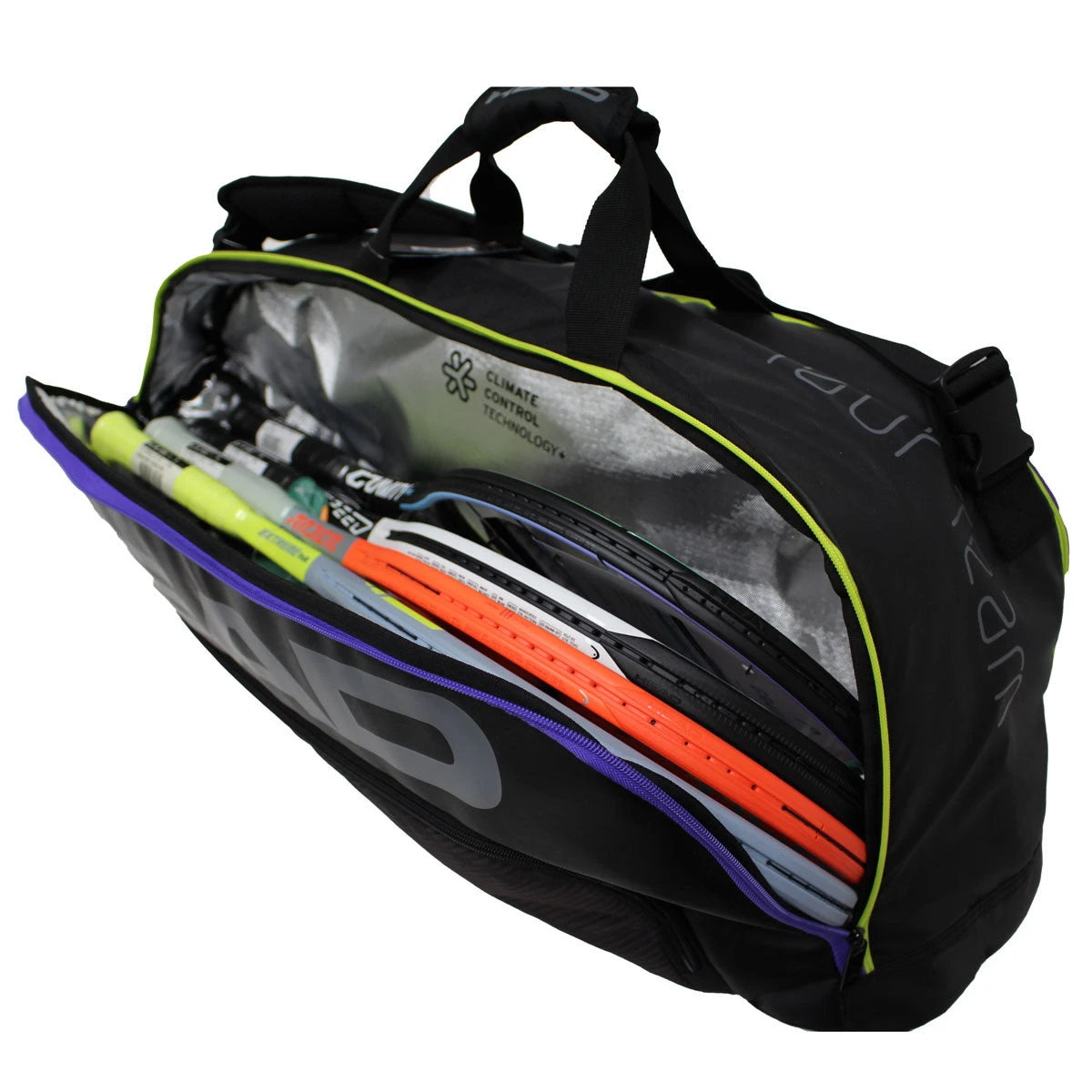 Head Tour Team Combi 6 Pack Racquet Bag (Black/Purple) 6 Head Tour Team Combi 6 Pack Racquet Bag (Black/Purple) - Image 4