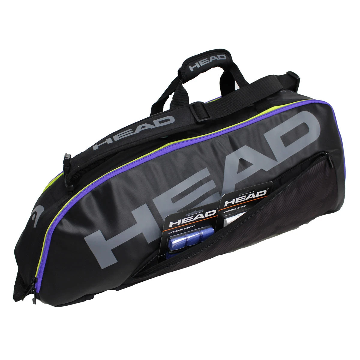 Head Tour Team Combi 6 Pack Racquet Bag (Black/Purple) 4 Head Tour Team Combi 6 Pack Racquet Bag (Black/Purple) - Image 2
