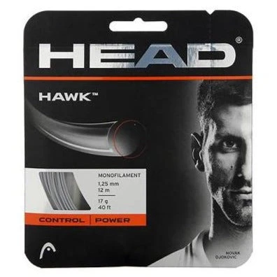 Head Hawk 17/1.25 Tennis String (Silver) 3 Head Hawk 17/1.25 Tennis String (Silver)