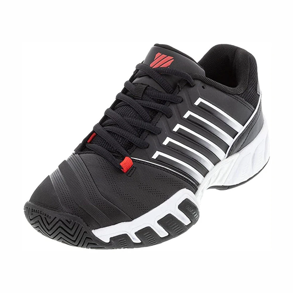 K-Swiss BigShot Light 4 Men's Tennis Shoe (Black/White/Red) 4 K-Swiss BigShot Light 4 Men's Tennis Shoe (Black/White/Red) - Image 2